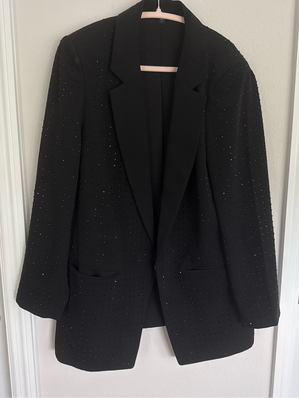 Express Black Embellished Blazer Jacket